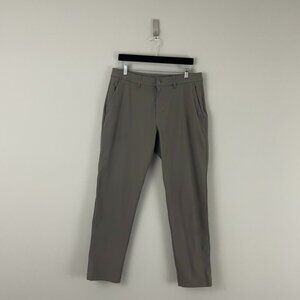 Lululemon ABC Classic Fit Trousers Warpstreme Army Green Men's Size 34